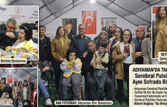 Adıyaman’da Anlamlı Buluşma: Serebral Palsili Bireyler İftarda Bir Araya Geldi
