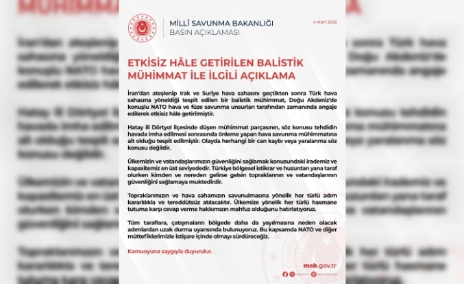 Türkiye'yi Hedef Alan Balistik Mühimmat İmha Edildi!